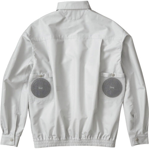 空調服　スペーサー一体型空調服［［Ｒ上］］　シルバー　５Ｌ　KU92130K30S7　1 着
