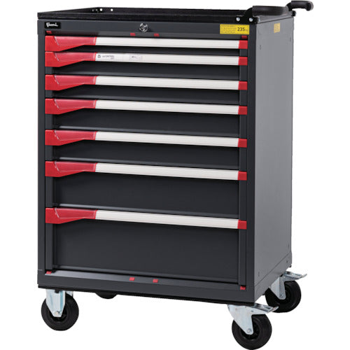 Ｆａｍｉ　【売切廃番】ツールトロリー　引出７段　ダークグレー　７８８Ｘ５９９Ｘ１０６８ｍｍ　SM32R085S0130139　1 台