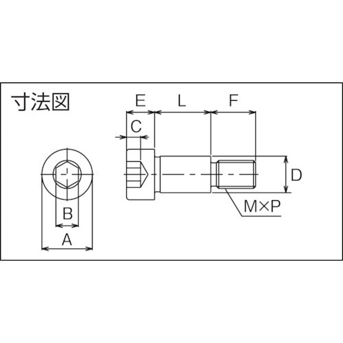 ＴＲＵＳＣＯ　引張りリンク専用ボルト　T-LLKB16-20　1 個