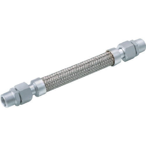 Technoflex Cap Nut Adapter Type Flexible Hose S225T-20AX500L Male x Male Adapter SS400 S225T-20AX500L MXM SS400 1 pc