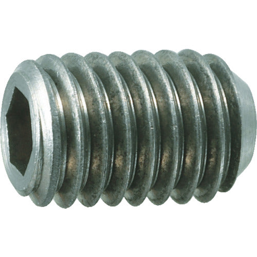 ＴＲＵＳＣＯ　六角穴付止めねじ　チタン　Ｍ４Ｘ６　６個入　TB98-0406　1 PK