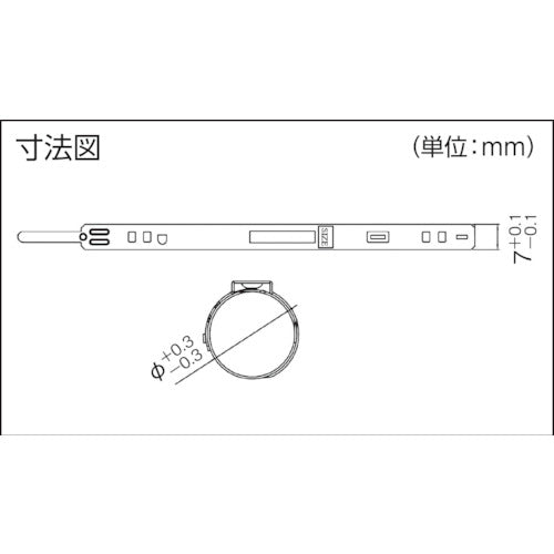 ＴＲＵＳＣＯ　イヤークランプ（ＳＵＳ）　EC175　1 箱