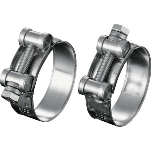 ＴＲＵＳＣＯ　Ｔボルトホースクランプ　８６〜９１ｍｍ　TTHC-2291　1 個