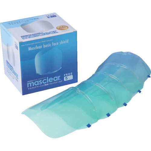 Ｗｉｎｃａｍ　マスクリアベーシック専用交換フェイスシールド　M-SHIELD-5　1 箱