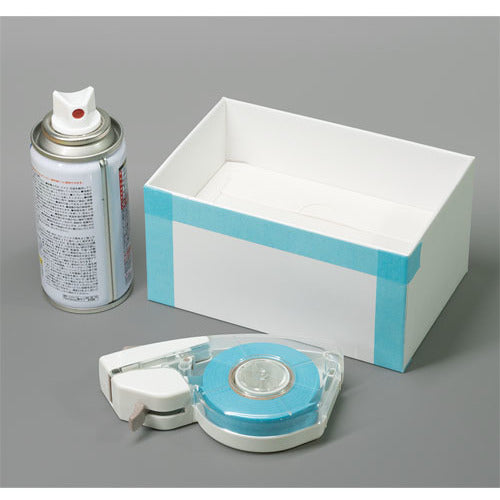 ニチバン　テープカッター　プッシュカット　詰替え用マスキングテープ　青色　MT-15PS　1 巻