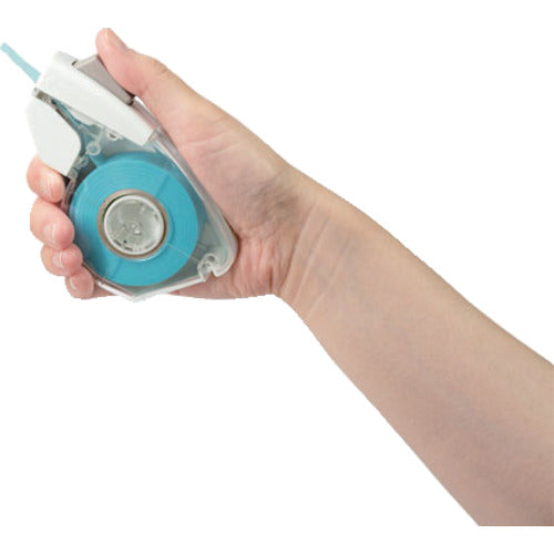 ニチバン　テープカッター　プッシュカット　詰替え用マスキングテープ　青色　MT-15PS　1 巻