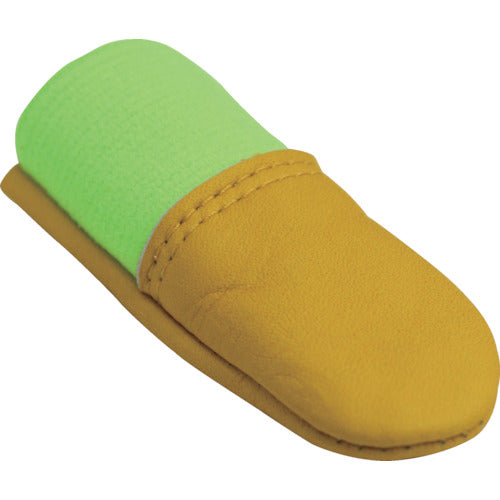 ＷＩＮＣＥＳＳ　牛革指サック　男性　親指用　グリーン　4017M1-GR　1 袋