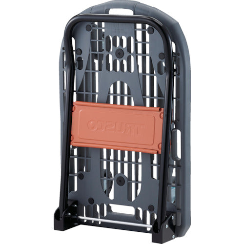 ＴＲＵＳＣＯ　樹脂台車　カルティオ（スチールハンドルタイプ）折畳　７８０Ｘ４９０　ライトサンド　ブレーキなし　MPK-720-LS　1 台