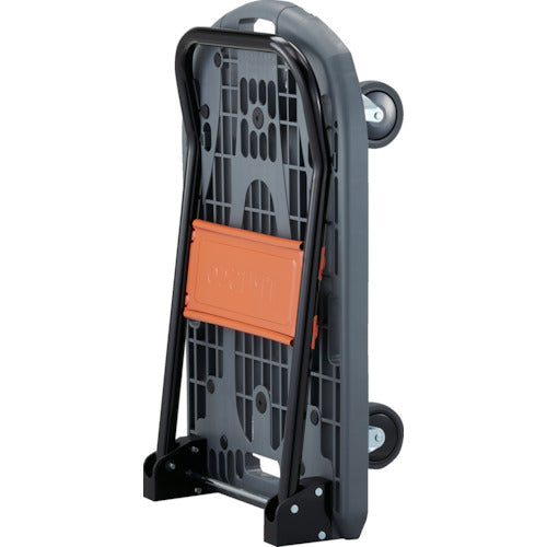 ＴＲＵＳＣＯ　樹脂台車　カルティオ（スチールハンドルタイプ）折畳　７８０Ｘ４９０　ライトサンド　ブレーキなし　MPK-720-LS　1 台