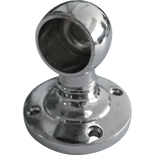 TRUSCO Chrome Bracket Φ25 Stop TCRB-25S 1 pc