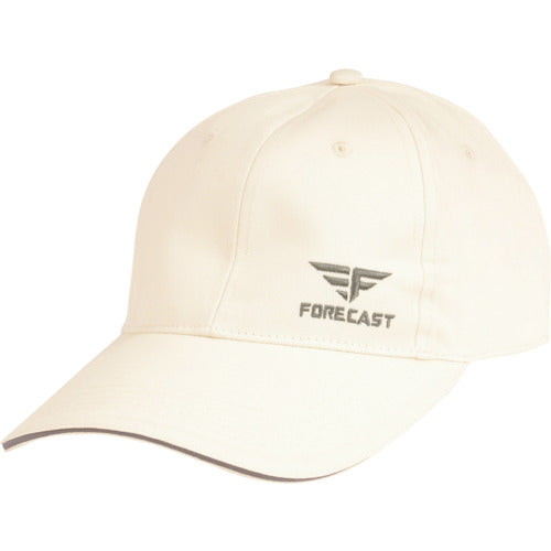 カジメイク　６５２１　フォーキャストキャップ２　アイスホワイト　フリー　6521-02-F　1 個