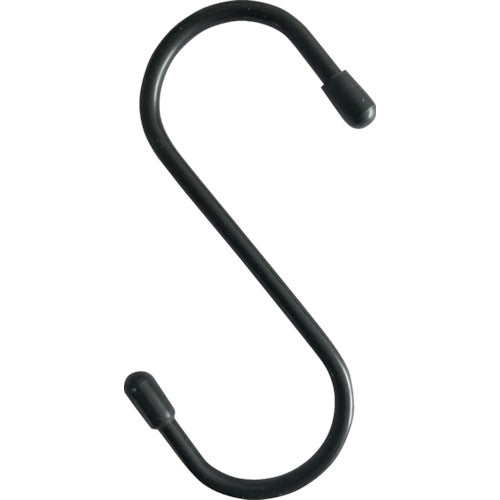 TRUSCCO 스틸 S 후크 300mm 블랙 TTSH300BK 1개