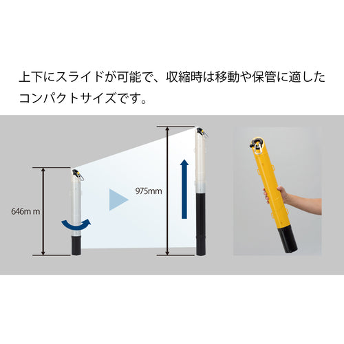 Relex Plastic Chain 6.5m Built-in Telescopic Pole Varineo (Stand Type) Set of 2 BN-665WST2 1 piece