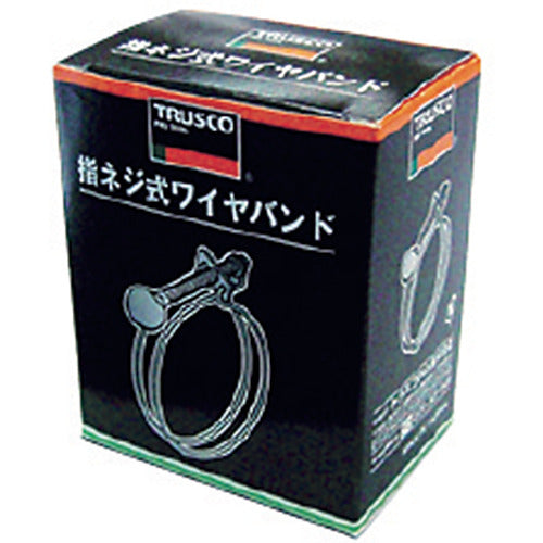 TRUSCCO 손가락 나사식 와이어 밴드 체결 직경 33~38mm (10개입) TWBN-38 1상자