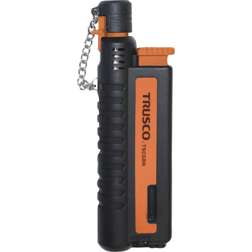ＴＲＵＳＣＯ　ノズル伸縮式コンパクトガストーチ　キャップ付き　TSCGBKA　1 個