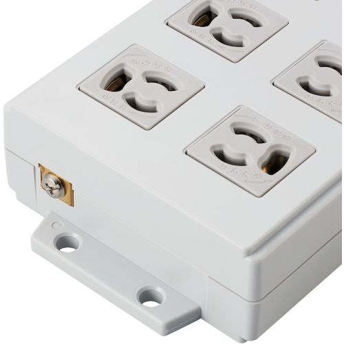 エレコム　法人用タップ　ボックス型　３Ｐ８口　２ｍ　一括スイッチ　雷ガード　ノイズフィルター　T-H0520SKFR　1 個