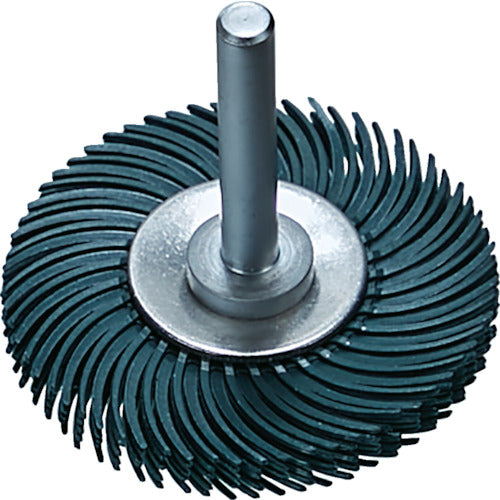 TRUSCO Radial Brush Disc (Wheel Type) Φ50.8 #80 Green TBRM50.8X80 5 pcs