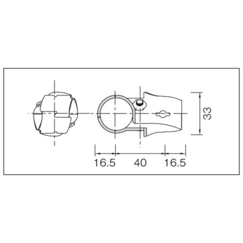 Spacia Metal Joint Set Standard Type NSJ-6 NSJ-6 1 pc