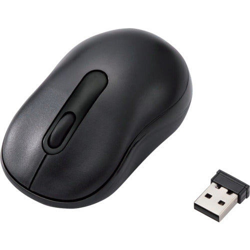 ELECOM Wireless Mouse, Optical, S Size, Antibacterial, Black, M-DY10DRSKBK, 1 pc