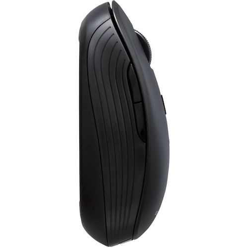 ELECOM Blue LED Mouse Wireless 5 Buttons Quiet Antibacterial Black M-BL21DBSKBK 1 pc