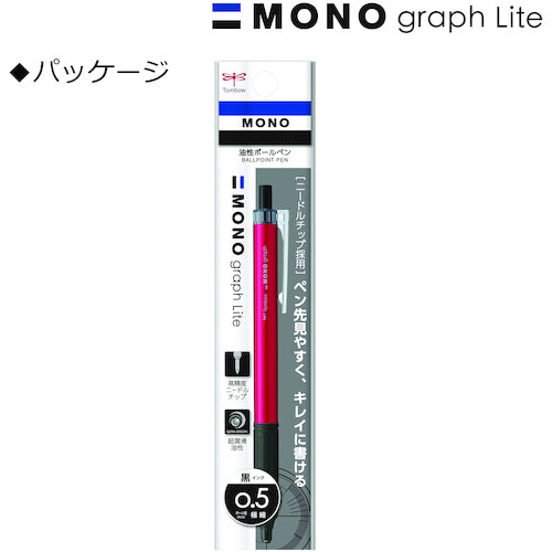 Ｔｏｍｂｏｗ　油性ボールペン　モノグラフライト　０５　ピンク　FCE-114E　1 本