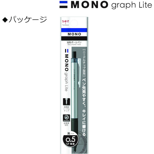 Ｔｏｍｂｏｗ　油性ボールペン　モノグラフライト　０５　シルバー　FCE-114B　1 本