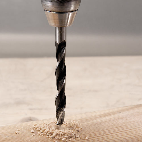 TRUSCO Woodworking Short Drill Bit 13mm Straight Shank TMDBS13 1 Piece