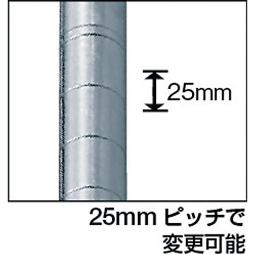 ＴＲＵＳＣＯ　スチール製メッシュラック用支柱　Ｈ１８３８　MES-1800N　1 本