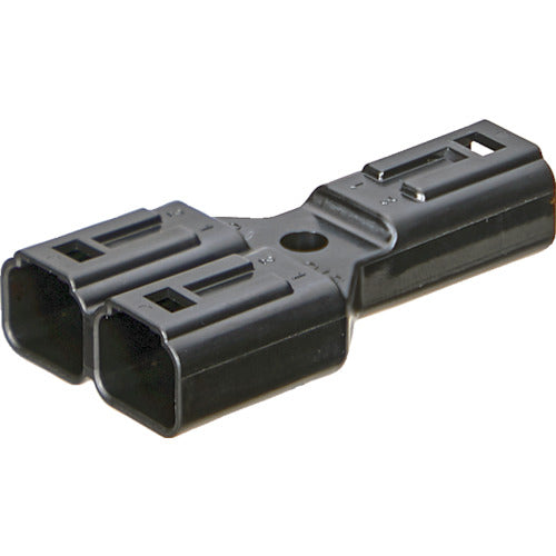 ＴＲＵＳＣＯ　防水コネクタ　Ｙ字分岐タイプ（１０個入）　黒　P-CE01A5-02BA　1 PK