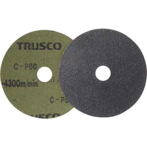 ＴＲＵＳＣＯ　ディスクペーパー４型　Φ１００Ｘ１５．９　＃６０　（１０枚入）　TG4-60　1 箱