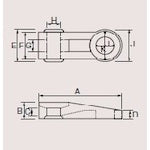 TRUSCO 【매진 폐번】 고정구 폭 3mm 두께 1.7 M4 나사 대응 (100 개들이) TSKM1 1 봉지