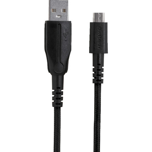 Owltech micro USB cable, passed 250,000 bending tests, resistant to breakage, black 150cm OWL-CBAMA15-BK 1 piece