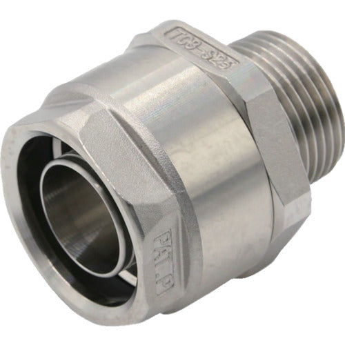 Toyox hose fitting (stainless steel) Toyoconnector TC3-S type compatible with hose 12 mm fitting standard R1/2 TC3-S12-R1/2 TC3-S12-R1/2 1 piece