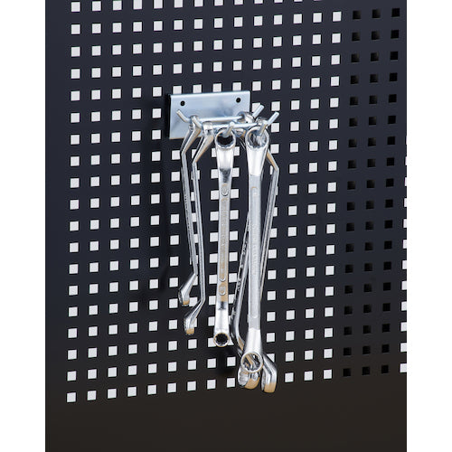 ＴＲＵＳＣＯ　パンチングパネル用メガネレンチフック　三方掛け　SF-MRF1　1 個