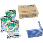 BROWN Emergency Toilet Cellette 108 Uses Set S-108F 1 Box