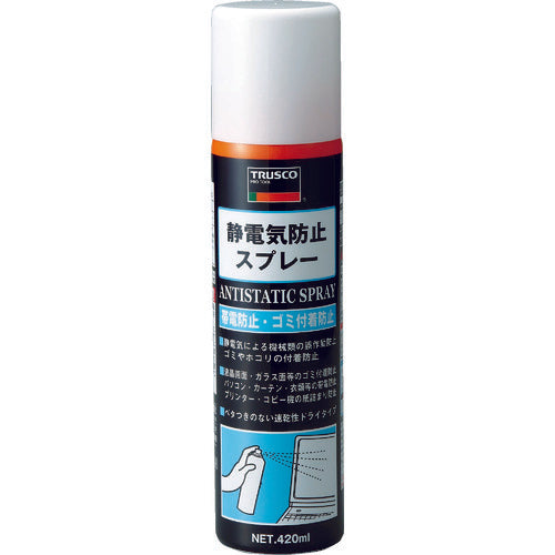 ＴＲＵＳＣＯ　静電気防止スプレー　４２０ｍｌ　TC-SB420　1 本