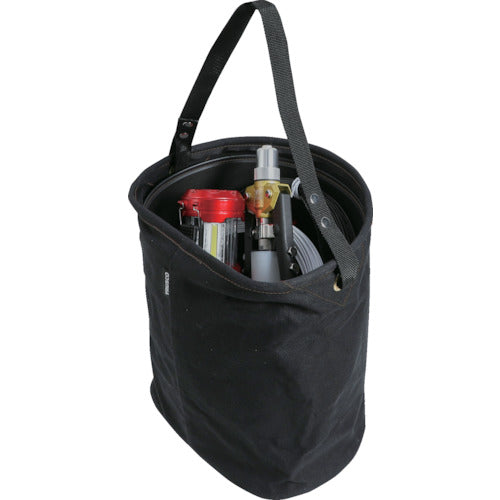 ＴＲＵＳＣＯ　Ｄ型電工バケツ　Ｗ２６３ＸＤ２２０ＸＨ２５０　黒　TADBD25　1 個