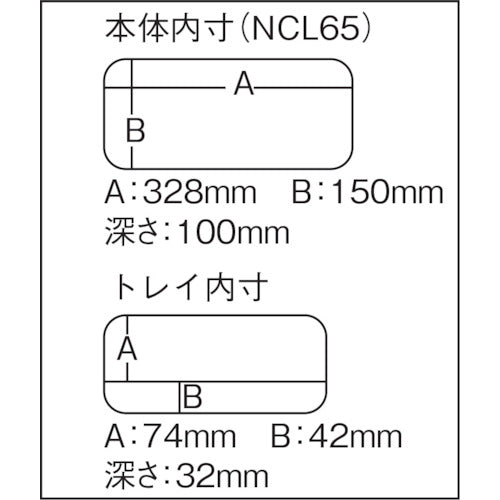 メイホー　ニューシティラック６５　青　NCL65　1 個