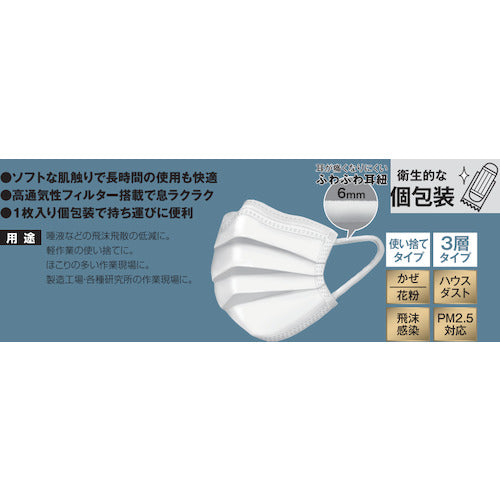 ＴＲＵＳＣＯ　【売切廃番】　デイリーマスク（プレミアムタイプ）３層（５０枚入）　DPM-DM99S　1 箱