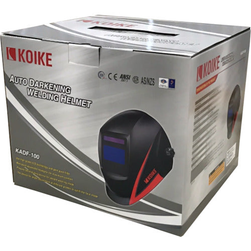 Koike Oxygen Automatic Darkening Welding Helmet KADF-100 RB001061 KADF-100 1 unit