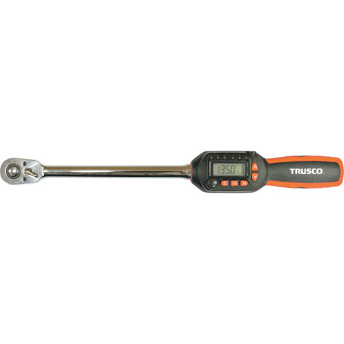 TRUSCO Ratchet Digital Torque Wrench, 12.7mm Socket, 27-135Nm, DTRS4-135C, 1 pc