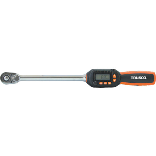 TRUSCO Ratchet Digital Torque Wrench, 9.5mm Socket, 27-135Nm, DTRS3-135C, 1 pc