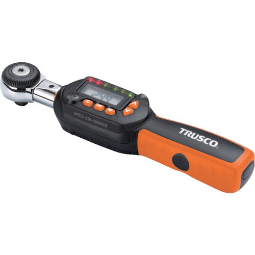 TRUSCCO 헤드 교환식 래칫 디지털 토크 렌치 삽입 각도 9.5mm 6~30Nm HDT3-030C 1개