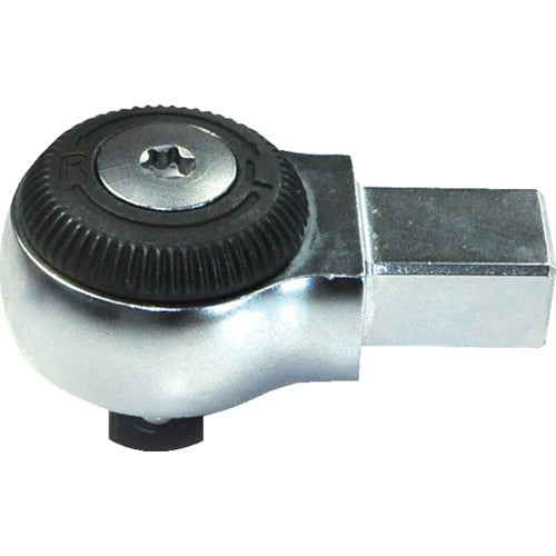 TRUSCO Round Ratchet Head, 6.35mm Drive, 9x12mm Mounting Size, RRH2-912, 1 pc