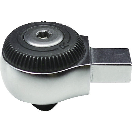 TRUSCO Round Ratchet Head, 9.5mm Drive, 9x12mm Mounting Size, RRH3-912, 1 pc