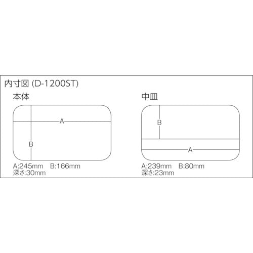 メイホー　ディープケースＤ−１２００ＳＴ　D-1200ST　1 個