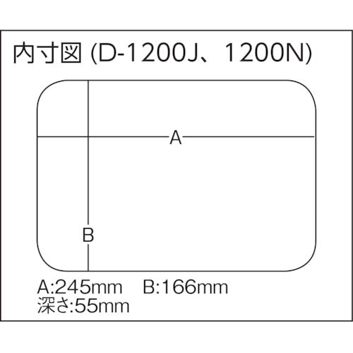 メイホー　ディープケースＤ−１２００Ｎ　D-1200N　1 個