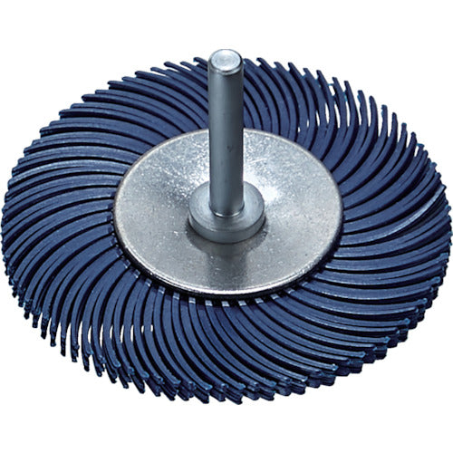 TRUSCO [Sold out and discontinued] Radial brush disc (wheel type) Φ76.2 #120 blue TBRM76.2X120 5 pieces