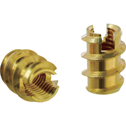 ＴＲＵＳＣＯ　インサートねじ　エンザート　３０９型　超荒目外ねじＭ４ＸＰ０．７−２．５ＤＮＳ　309-M4XP0.7-2.5DNS　1 PK