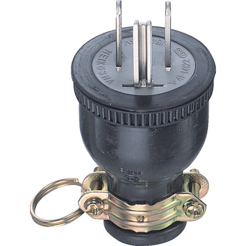 TRUSCO 고무 플러그 접지 2P TME2538 1 개